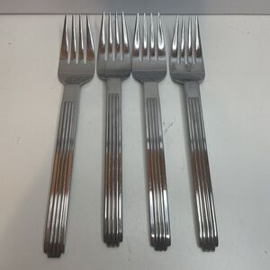 4 REED & BARTON *Hilton Head*  FLATWARE SILVERWARE Dinner Forks Korea